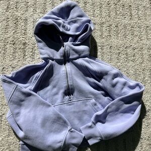 Scuba Oversized Half-Zip Hoodie